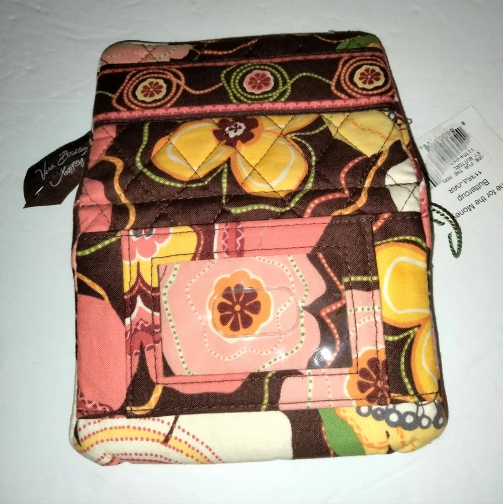 Vera Bradley (Multicolored) Floral One for the Money Buttercup Wallet (NEW-NWT)